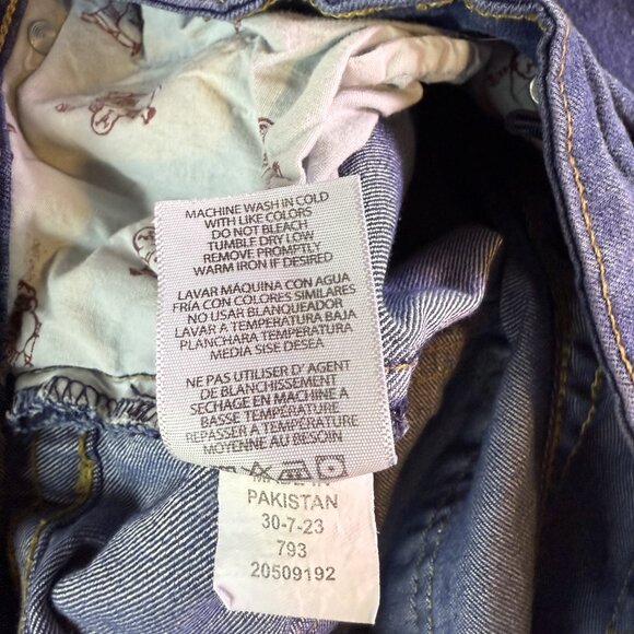 True Religion Geno Relaxed Slim Blue Denim Jeans Boys Size 14 28x28 E569 - Picture 8 of 16